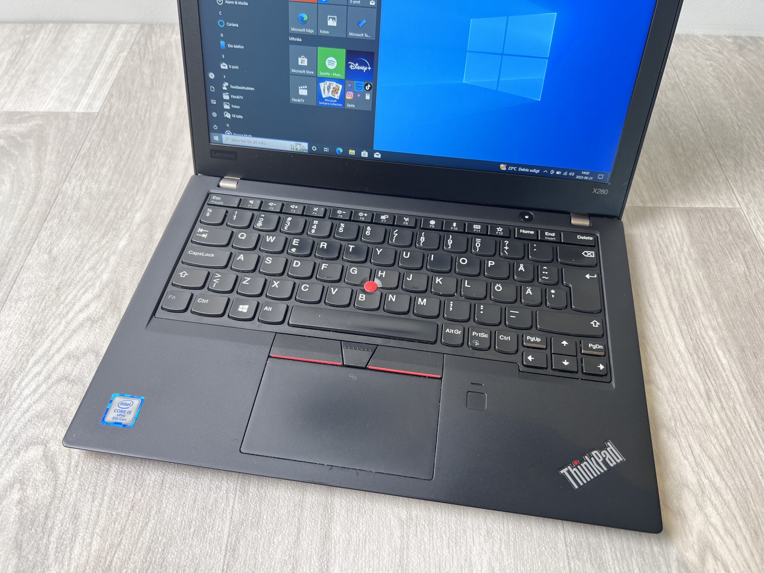 Lenovo ThinkPad X280 – 12,5″ FHD IPS – Core i5-8350U 3,6Ghz 16GB